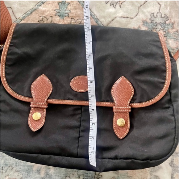 LONGCHAMP- Le Pliage Nylon Messenger Bag - Picture 5 of 12